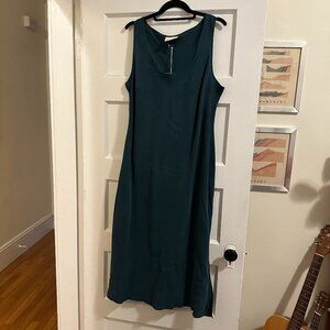 Midi shift dress, L